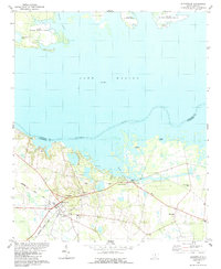 Eutawville 1979 topographic map thumbnail