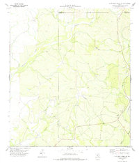 Flat Rock Creek SW 1978 topographic map thumbnail