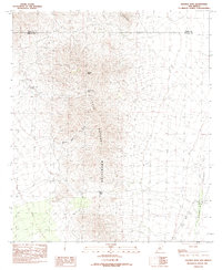 Hachita Peak 1982 topographic map thumbnail
