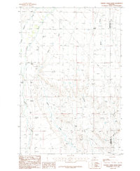 Halbert Creek North 1986 topographic map thumbnail