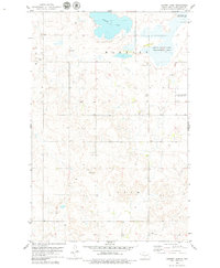 Harriet Lake 1979 topographic map thumbnail