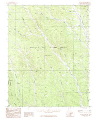 House Canyon 1987 topographic map thumbnail