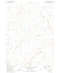 Jackies Butte 1980 topographic map thumbnail