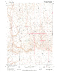Johnny Creek SW 1981 topographic map thumbnail