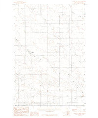 Johnson Reservoir 1983 topographic map thumbnail