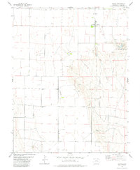 Karval 1978 topographic map thumbnail