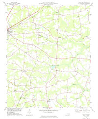 Kenly East 1978 topographic map thumbnail