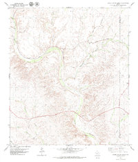 Lozier Canyon North 1979 topographic map thumbnail
