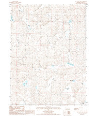 McCarty Lake 1986 topographic map thumbnail