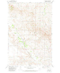 Mildred 1981 topographic map thumbnail