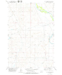 Mills Creek East 1979 topographic map thumbnail