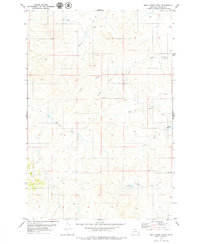 Mills Creek West 1979 topographic map thumbnail