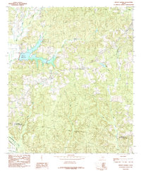 Mount Herman 1984 topographic map thumbnail