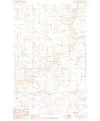 Olson Coulee South 1983 topographic map thumbnail