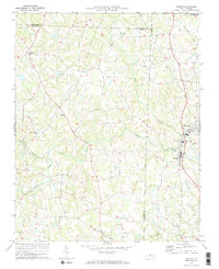 Ossipee 1970 topographic map thumbnail
