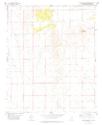 Pedernal Mountain 1978 topographic map thumbnail