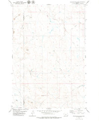 Pocochichee Butte 1979 topographic map thumbnail