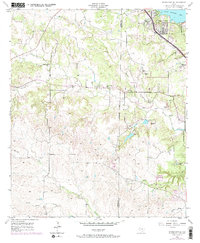 Springtown SE 1955 topographic map thumbnail