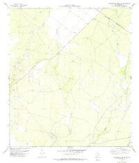 Tequesquite Creek NE 1978 topographic map thumbnail