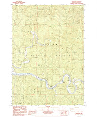 Tidewater 1984 topographic map thumbnail