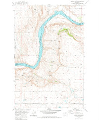 Trefry Canyon 1980 topographic map thumbnail