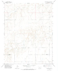 Two Buttes NW 1971 topographic map thumbnail