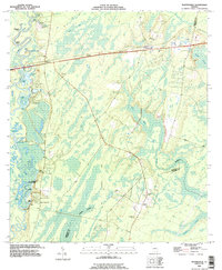 Waynesville 1993 topographic map thumbnail