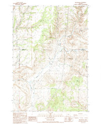 Willowdale 1987 topographic map thumbnail
