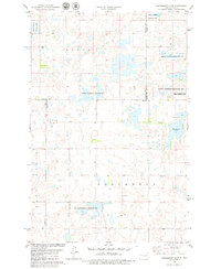 Woodhouse Lake 1978 topographic map thumbnail