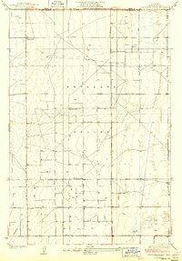 Esperanza School 1934 topographic map thumbnail