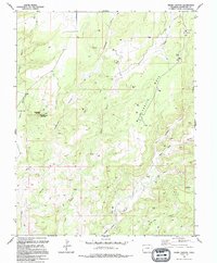 Negro Canyon 1994 topographic map thumbnail