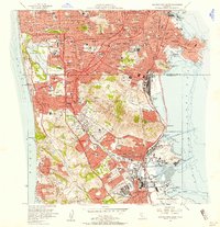 San Francisco South 1956 topographic map thumbnail