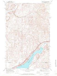 Sprague Lake 1969 topographic map thumbnail