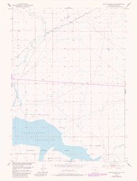 Benton Basin SW 1951 topographic map thumbnail