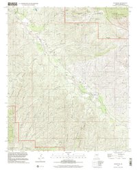 Klondyke 1998 topographic map thumbnail