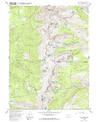 East Portal 1958 topographic map thumbnail