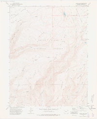 Adams Lake 1974 topographic map thumbnail