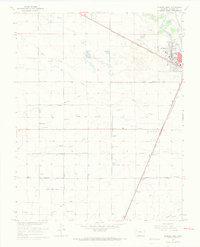 Alamosa West 1966 topographic map thumbnail