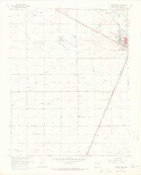 Alamosa West 1966 topographic map thumbnail