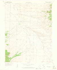 Aldrich Gulch 1957 topographic map thumbnail