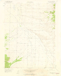 Aldrich Gulch 1957 topographic map thumbnail
