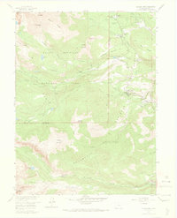 Allens Park 1957 topographic map thumbnail