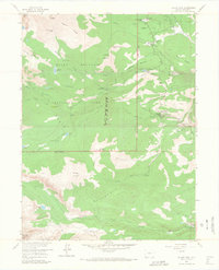 Allens Park 1957 topographic map thumbnail