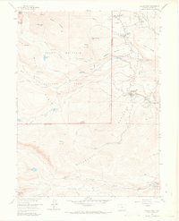 Allens Park 1957 topographic map thumbnail