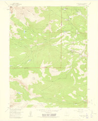 Allens Park 1957 topographic map thumbnail