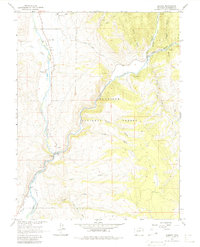 Almont 1964 topographic map thumbnail