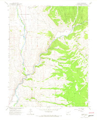 Almont 1964 topographic map thumbnail