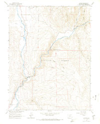 Almont 1964 topographic map thumbnail