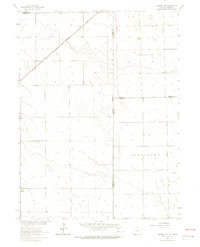 Amherst NE 1962 topographic map thumbnail