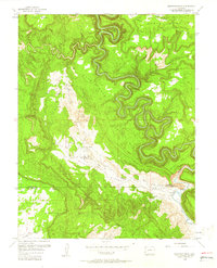 Anderson Mesa 1960 topographic map thumbnail